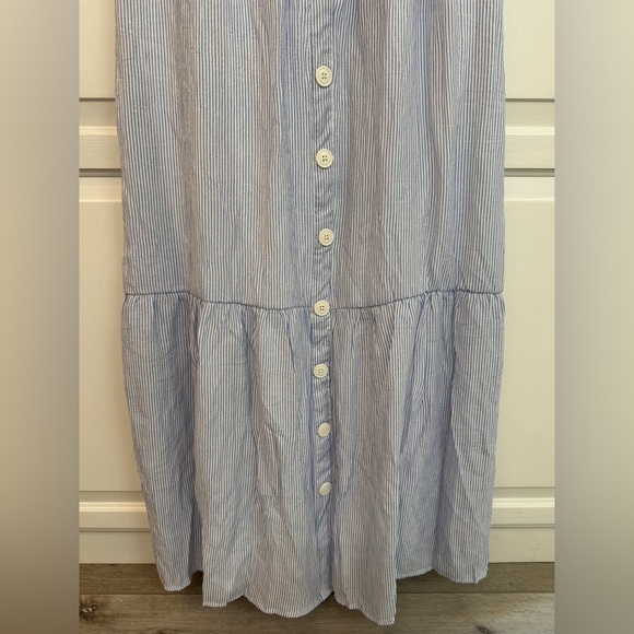 Coastal Blue Maxi Sundress with Button Detail by Just Found Size XL. Very pretty - Picture 6 of 7